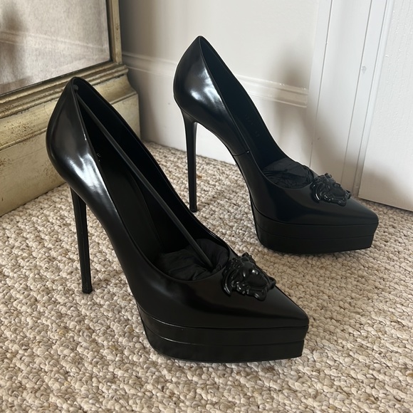 Versace Palazzo Platform Heels - Picture 2 of 10